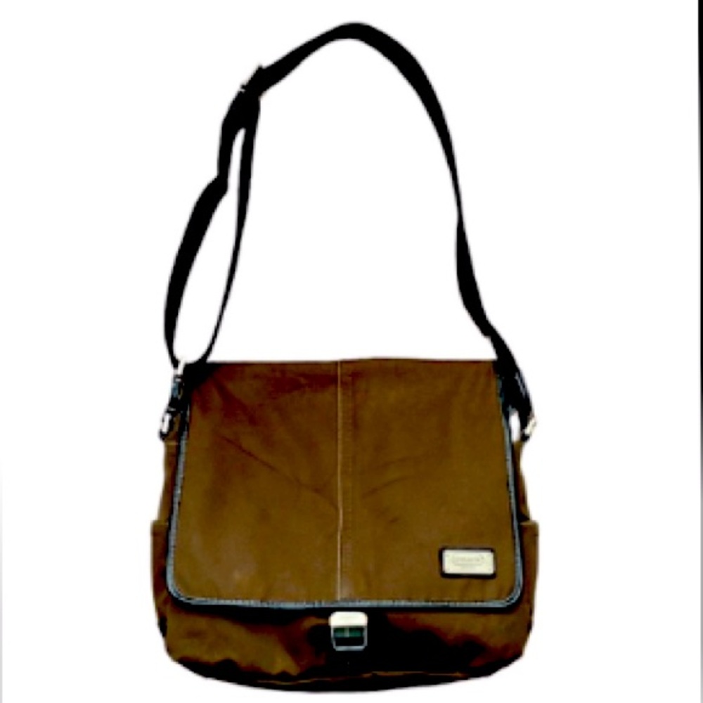 Coach Canvas Leather Unisex Messenger Crossbody Bag Size W13’X H 12.5’ X…